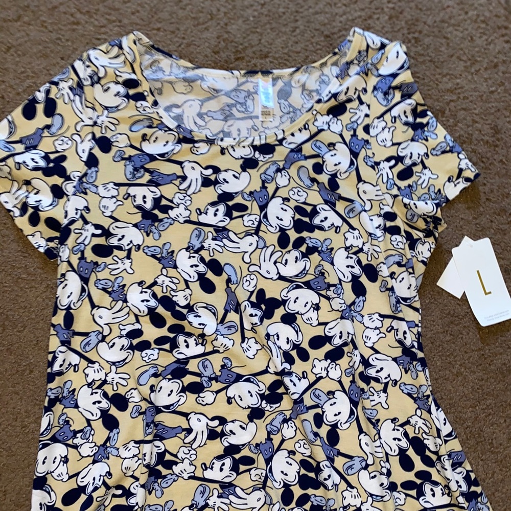 Mickey Mouse yellow shirt